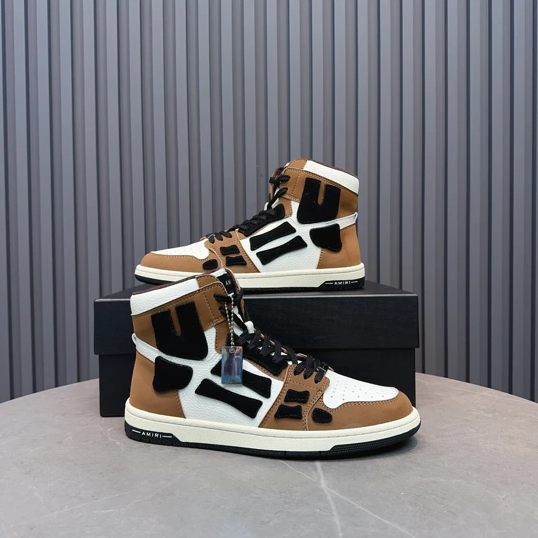 Men's shoes💰620💰 AMIRI AMIRI trendy brand hot sale🔥 Available all year round✅Couples💑 Official website synchronization Imported fabrics 1⃣️ratio 1⃣️Re-engraved, original factory special original sole, 35-45 (38.45. Non-refundable)